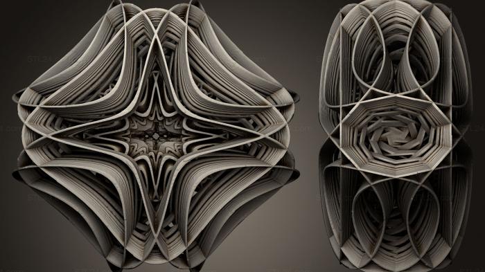 Geometric shapes (The Chaos, SHPGM_0161) 3D models for cnc